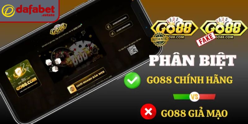 Chiêu thức phổ biến của trang Go88 giả danh